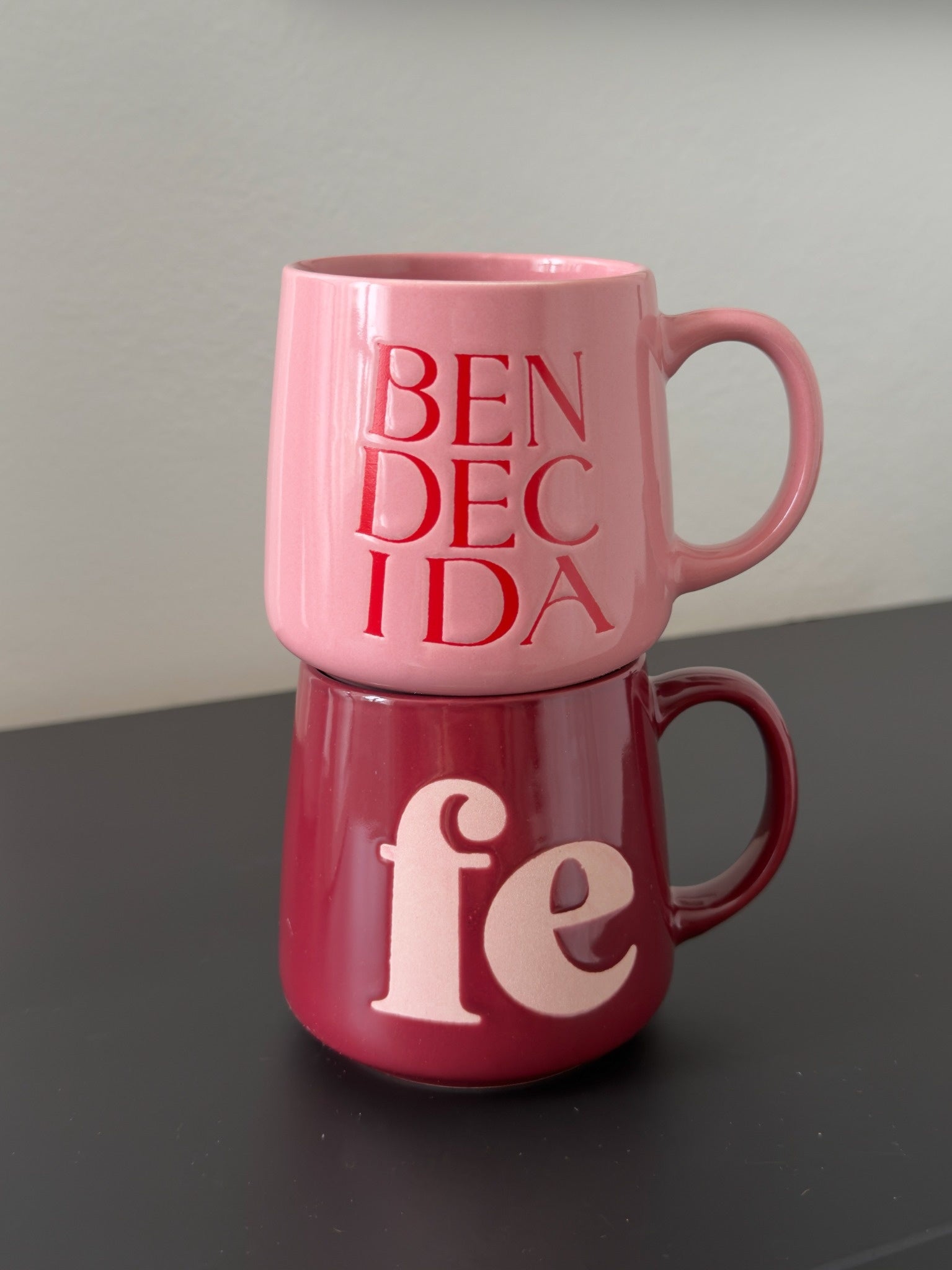 Taza: Fe Roja/Rosa