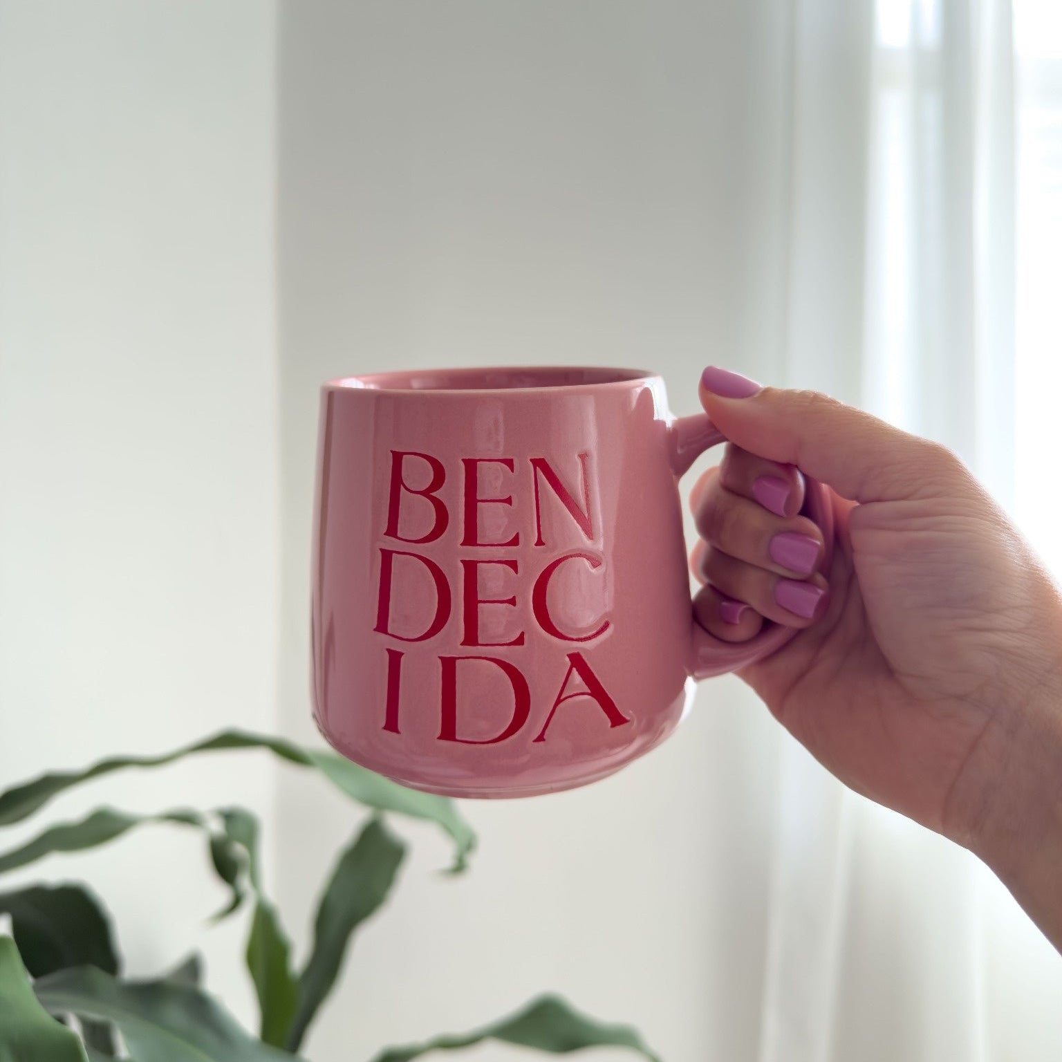 Taza: Bendecida Rosa/Roja