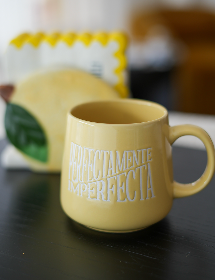 Taza: Perfectamente Imperfecta - Amarilla
