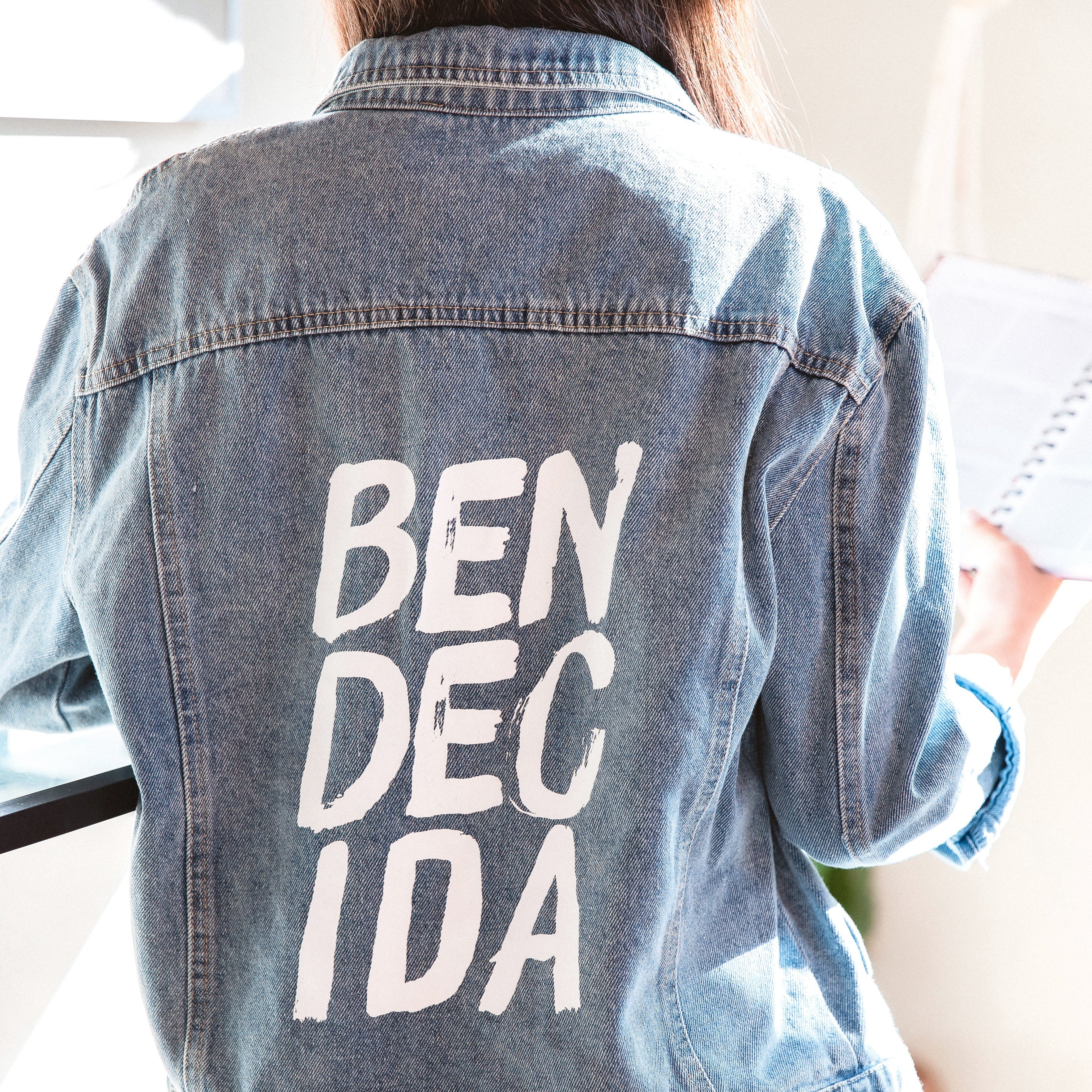 Chaqueta de jean: Bendecida